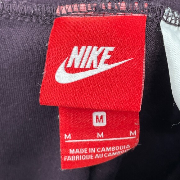 NIKE AIR Maroon White Orange Color Block Leggings Size M - Picture 9 of 10